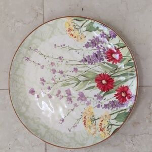 1 Pier 1 Botanical Garden 11" Dinner Plate NWT